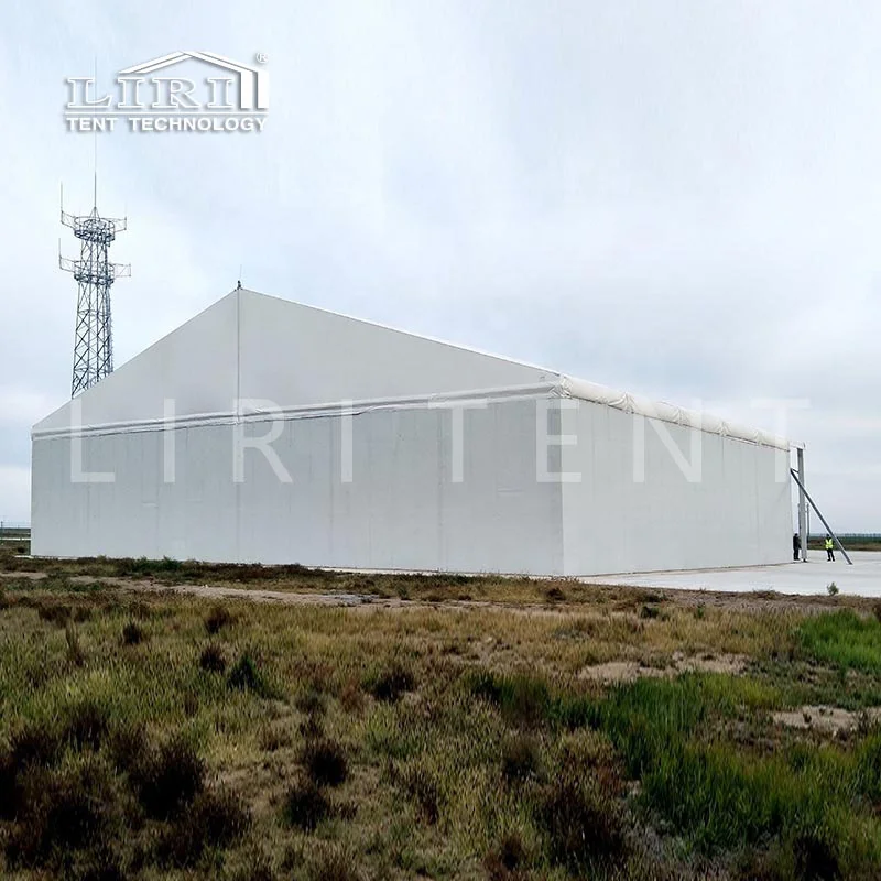 Large Waterproof Temporary Big PVC Helicopter Aircraft Hangar Tents