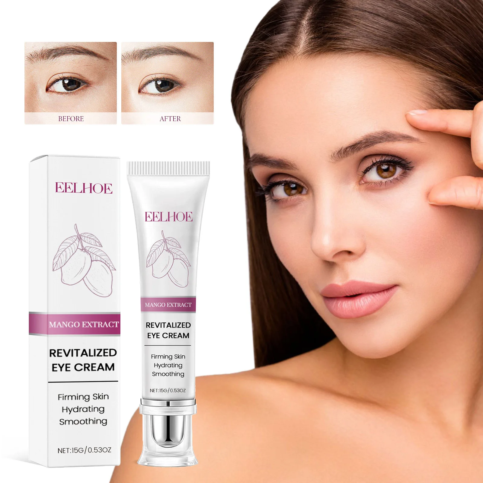 High Quality Natural Lighten Dark Circles Anti Wrinkles Moisturize Nourish Revitalized Eye Cream With Best Quality
