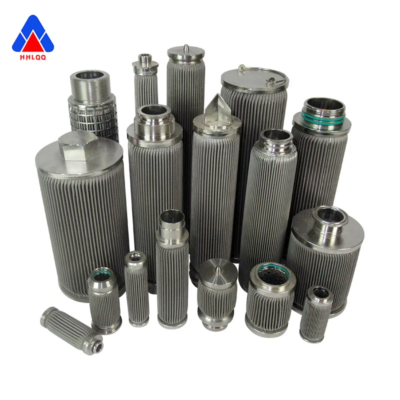 Huahang Поставка 304 316 фильтрующий элемент из нержавеющей стали металлический масляный фильтр для свечей расплава полимерного масляного фильтра картридж