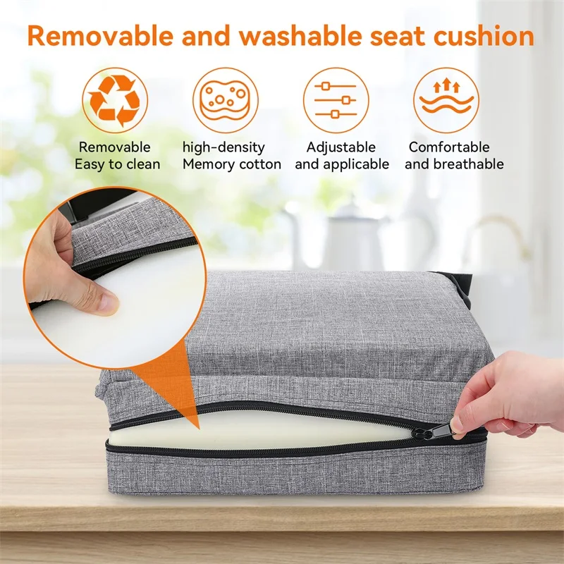 Waterproof Premium Children Height Increasing Seat Cushion Home Portable Booster Seat for Dining Table