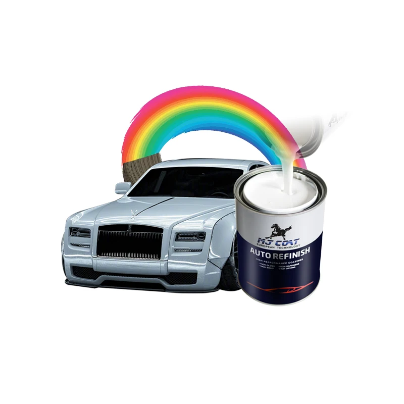 High Quality Car Refinish Paint Automotive Paint 1K Basecoat Silver Gray Metallic Factory Price