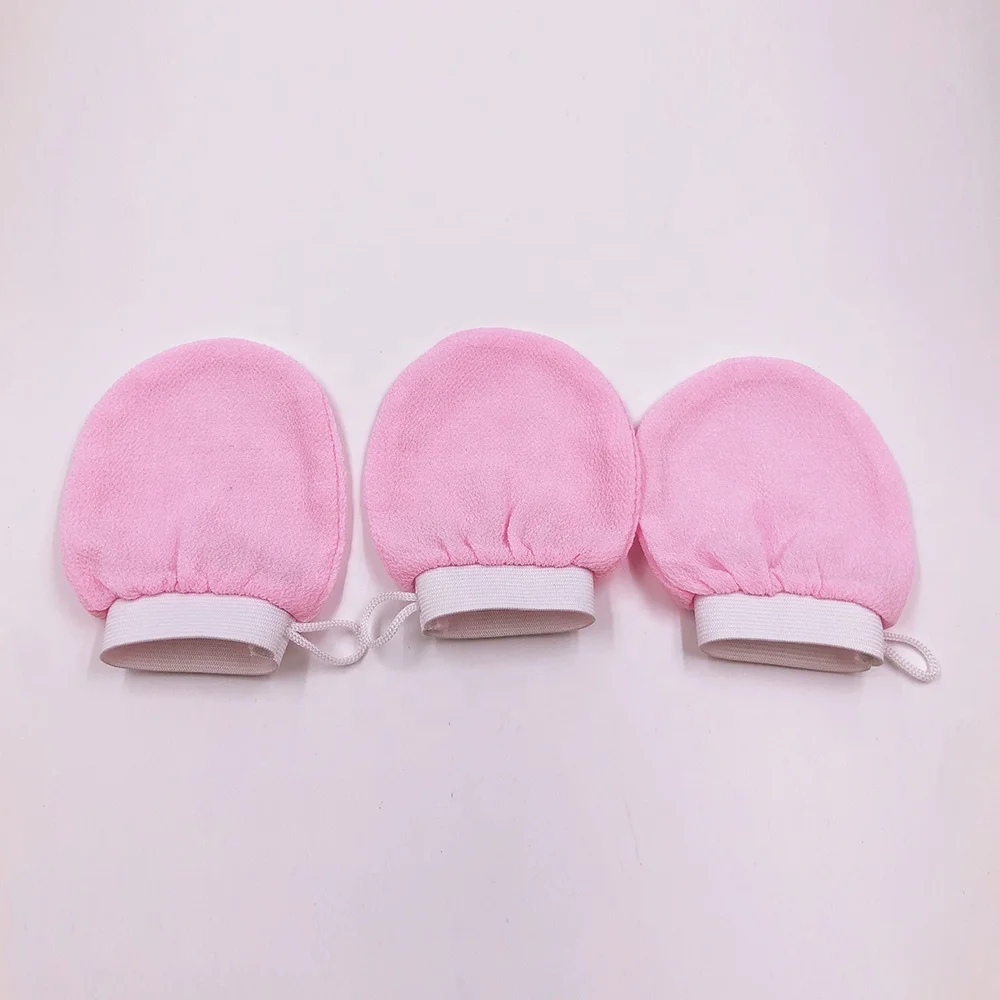 Deep Exfoliating Viscose Face Mitt for Facial Exfoliating Glove & Skin Cleanser