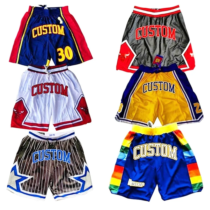 Summer Sweat Running Boys Mesh Basketball Shorts Muay Thai Anime Polyester Eric Emanuel Gym Shorts