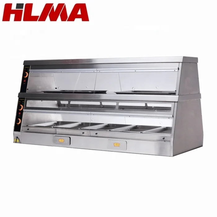 Столешница из нержавеющей стали для ресторана, кухонный шкаф, дисплей для фаст-фуда