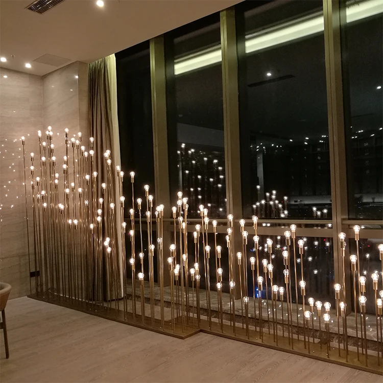 Holiday light landscape decoration custom garden outdoor glass copper led garden light