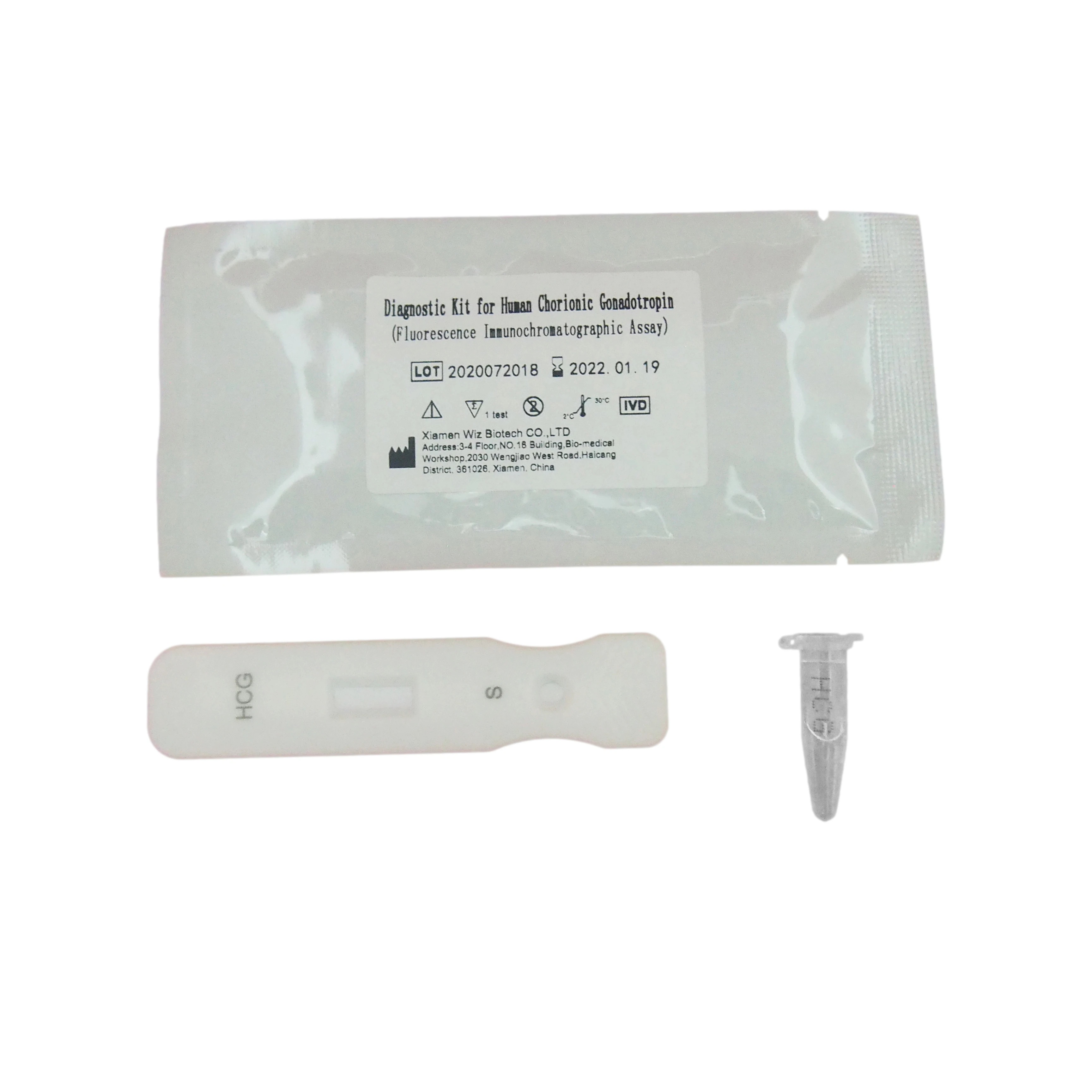 D Dimer rapid test cassette test strips uncut sheet