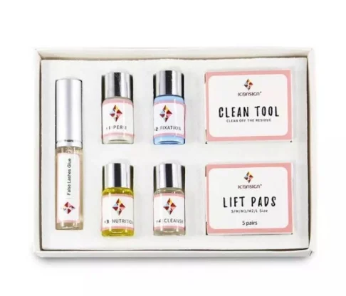 Semi permanent eyelash extensions Eye lash lift private label dollys lash lift kit private label perming kit eyelashes