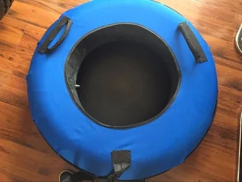 Hard Bottom Sled Snow Tube Ski Tube With Nylon Cover