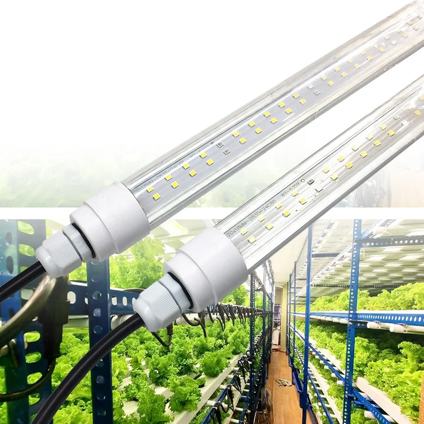 uv cultivation light led grow bar t8 full commercial spectrum 8 ft 65w for greenhouse plants