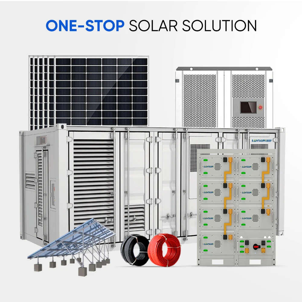 1mw 500kw 250kw 100kw 50kw Hybrid Lithium Ion Solar Energy Storage System with Battery Storage System BESS Container 20ft