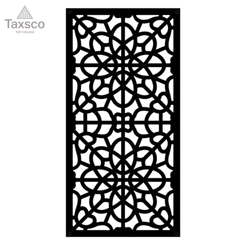 Laser Cut Privacy Fencing Panel Exterior Decorative Garden Screening Metal Panels