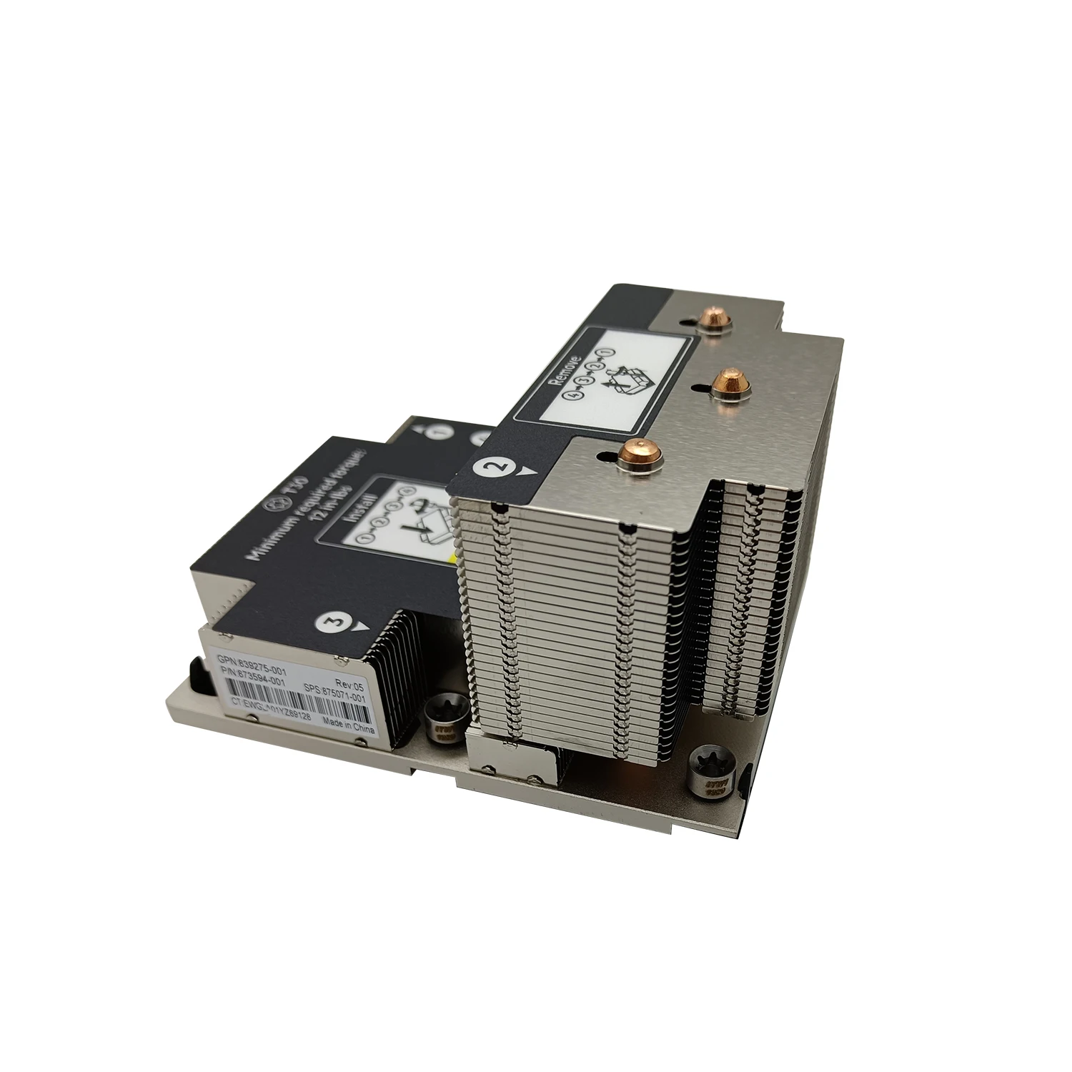 CPU Cooling Kits for HP DL388 DL380 G10 875071-001 839275-001 873594-001 High Performance Server Heatsink