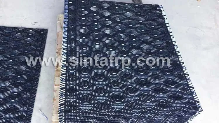 1000X1000mm Rigid PVC Sheet Fills Replacement cross flow cooling tower fill material