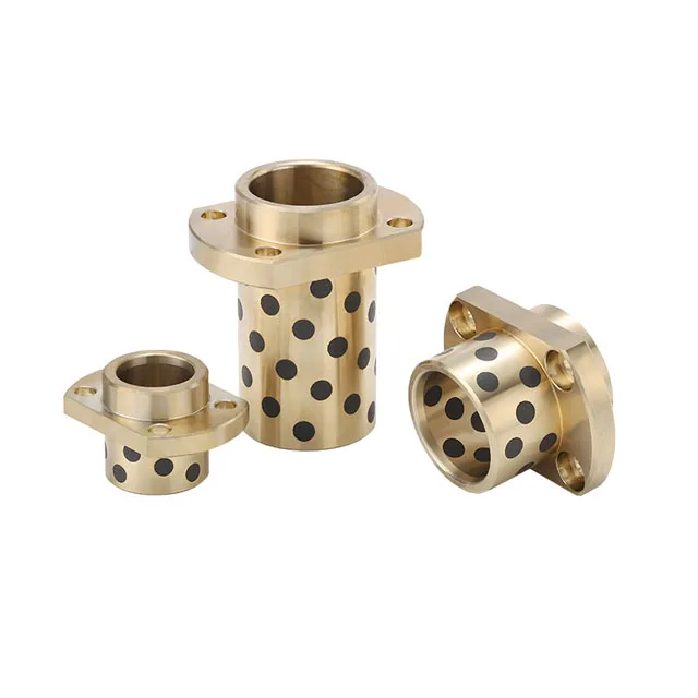 Machinery Use Flange Steel Bushing Bearing Accessories Brass Bushes Sleeve LMH Copper Graphite Bronze Bushings