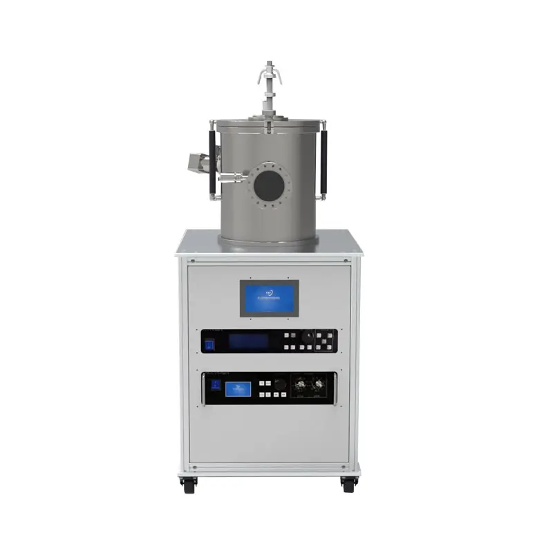 Lab Single Target Magnetron Sputtering Film Coater with 500W DC Power Supply