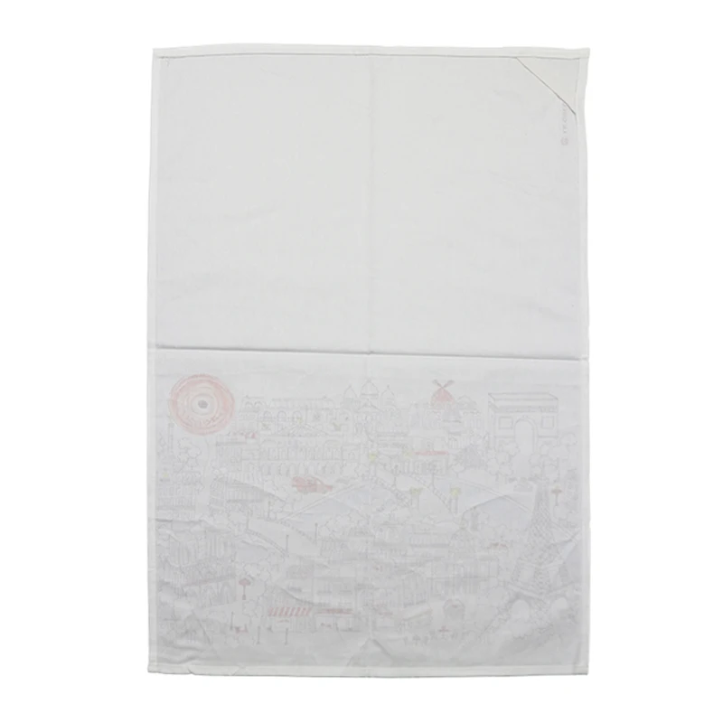 custom 100% cotton sublimation printed commercial kitchen tea towel