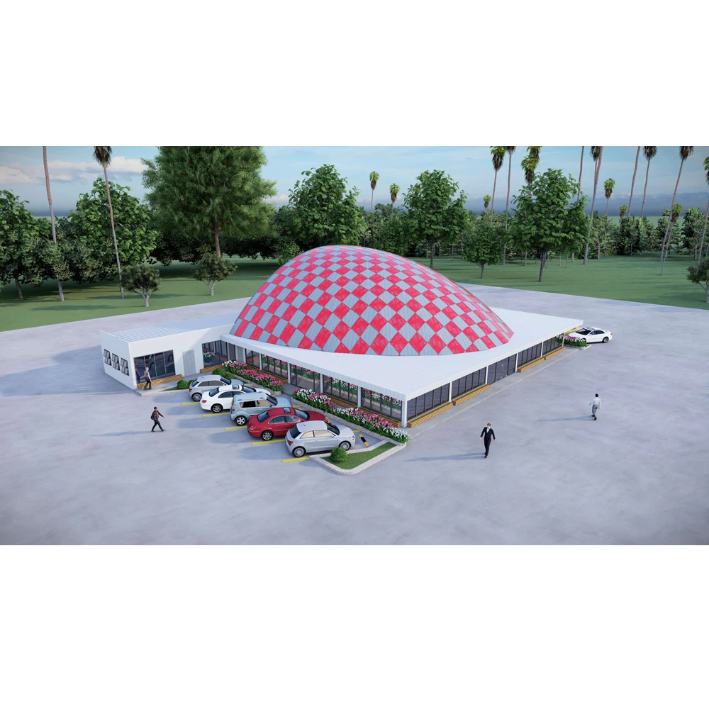 Food factory self built low cost steel structure hangar prefabricated two-story building