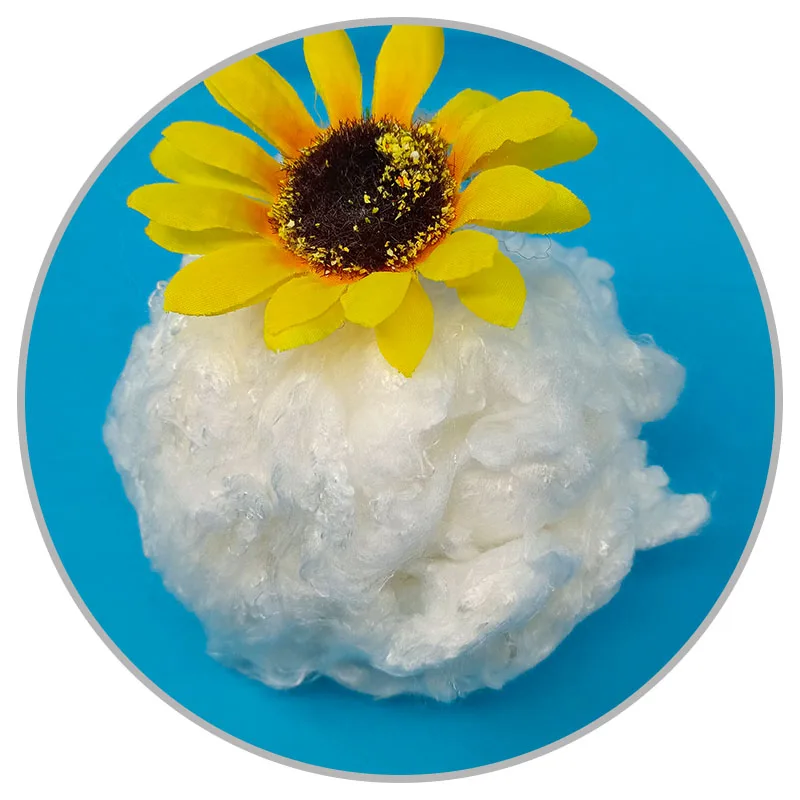 natural biodegradable 1.2d 38mm bamboo fiber for spinning and nonwoven