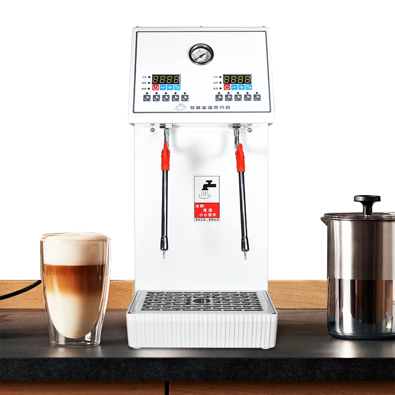 Milk Frother Machine 110V 220V Commercial Coffee Milk Steamer High Quality Fully Automatic 5L Mechanical Stainless Steel 3000