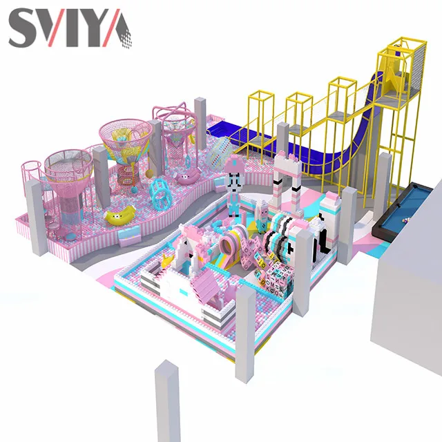 
Customized Children Naughty Castle Kids Jungle Gym Commercial Soft Play Equipment Indoor Playground 