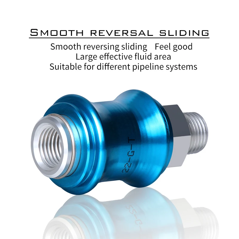 AIRTAC HSV06 08 10 15 20 25 Nipple Slide Pneumatic Air Fitting Speed Valve Check  Hand Valve Hand slide valve