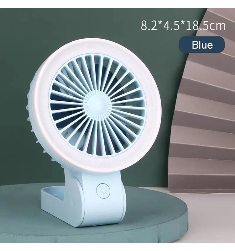 
Unique design fan with LED air cooler fan 270 degree angle adjustable table fan 
