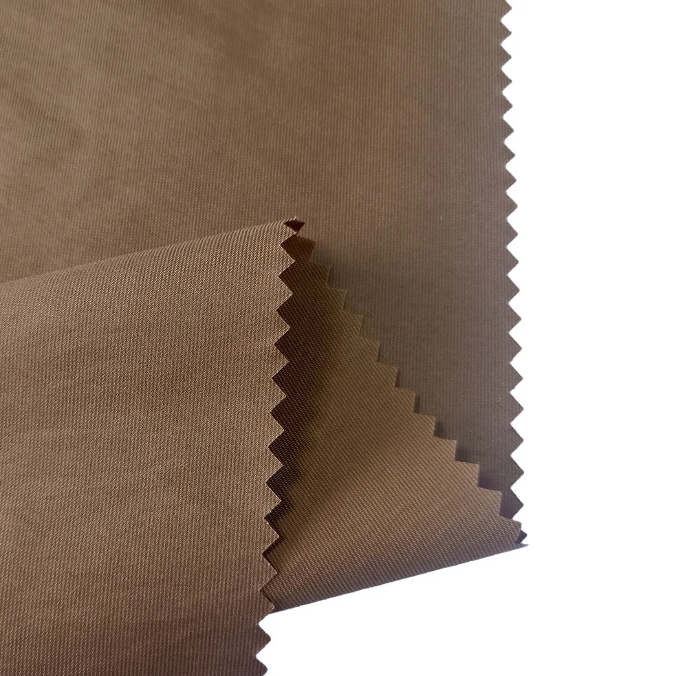 Fashion down jacket fabric Nylon/Polyester Dobby Toothpick Fabric With PU coating