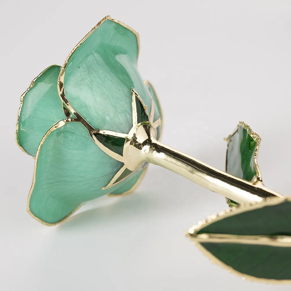 real rose dipped in 24k gold Eternal Rose Flower real preserved rose  preserved fresh flower preserved gold rose