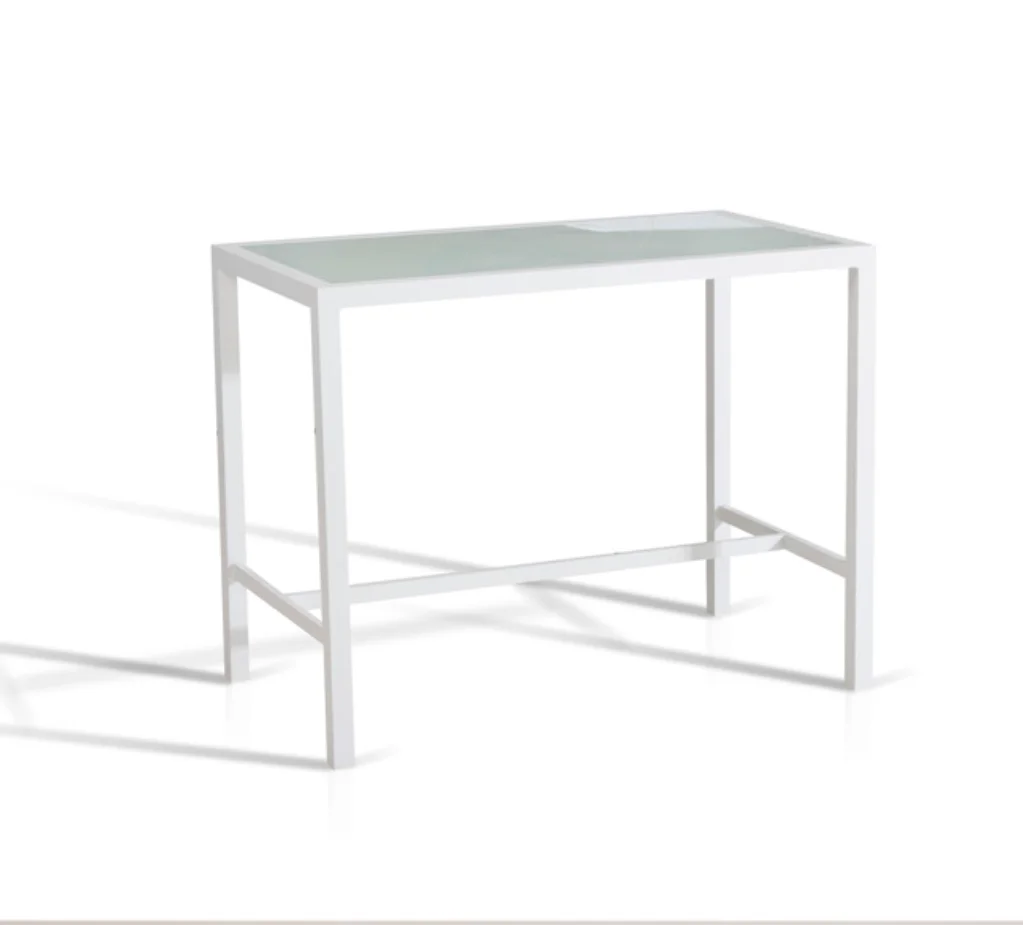 Modern design Outdoor garden Rattan bar table and chair set  patio wicker backyard dining set