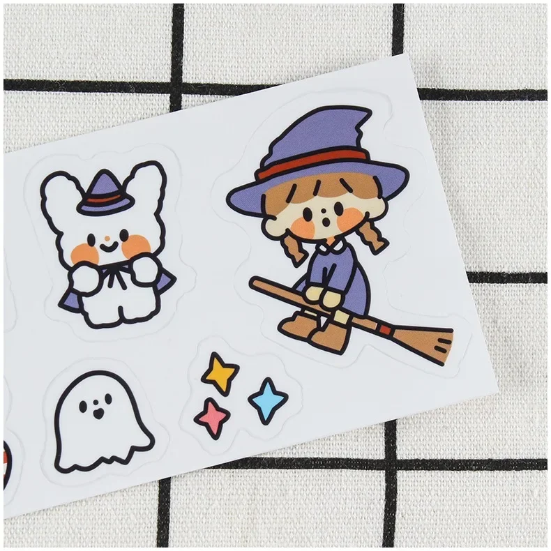 Manufacturer wholesale PVC waterproof transparent self-adhesive sticker label customized color trademark cartoon die cut sticker