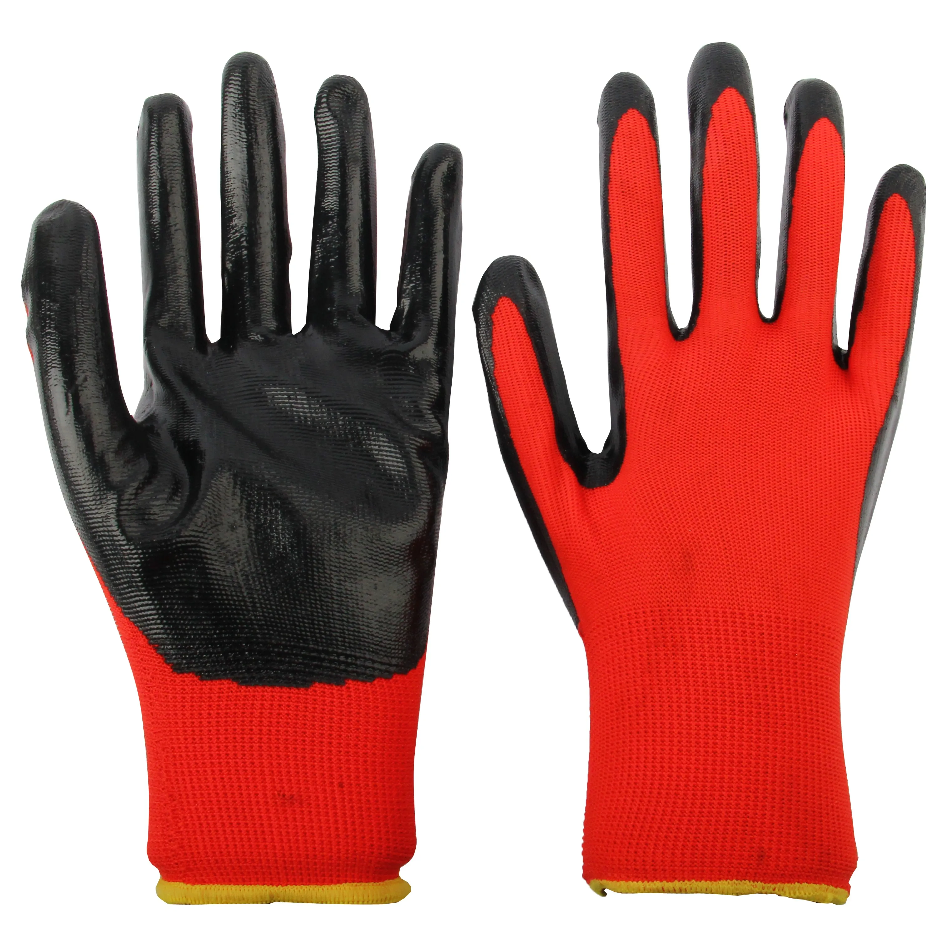 Pu Airline Cotton 13gauge Pvc Dotted Glove