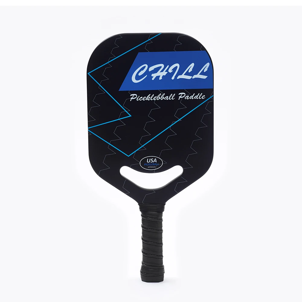 Lightweight Carbon Fiber Pickleballs Racket Custom Logo With Frosted UV Print Surface