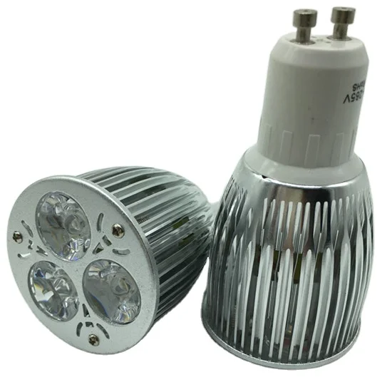 Dimmable LED Spot Lamp GU10 LED Spotlight Bulb 12V 110V 220V 9W MR16 GU5.3 3000K For Home Office Decor Light Lamp