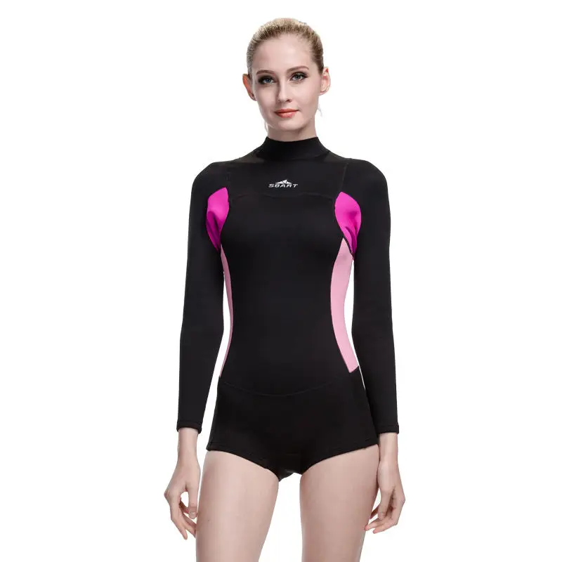 SBART High Quality 2MM Neoprene Shorty Wetsuit Women Diving Suit Swimming Wet Suit Diving Surfing Wetsuit For Women