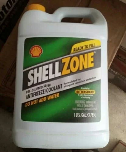 ShellZone Pre-Diluted 50/50  Antifreeze and Engine Coolant Ready to Fill, 1 Gallon 3.78L