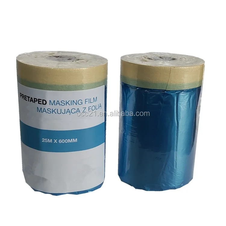 Clear Plastic Protecting Masking Film Cover Roll for Auto Vehicle