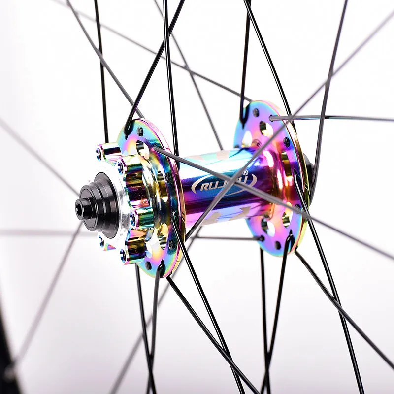 700C RUJIXU frame height 38mm aluminum alloy 5 bearing melon car disc brake wheel group six jaw wheel
