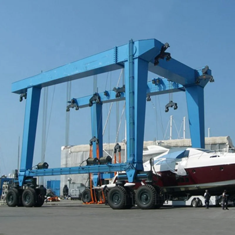 10 ton hoist yacht hoist mobile boat lift hoist gantry crane boat crane price for sale