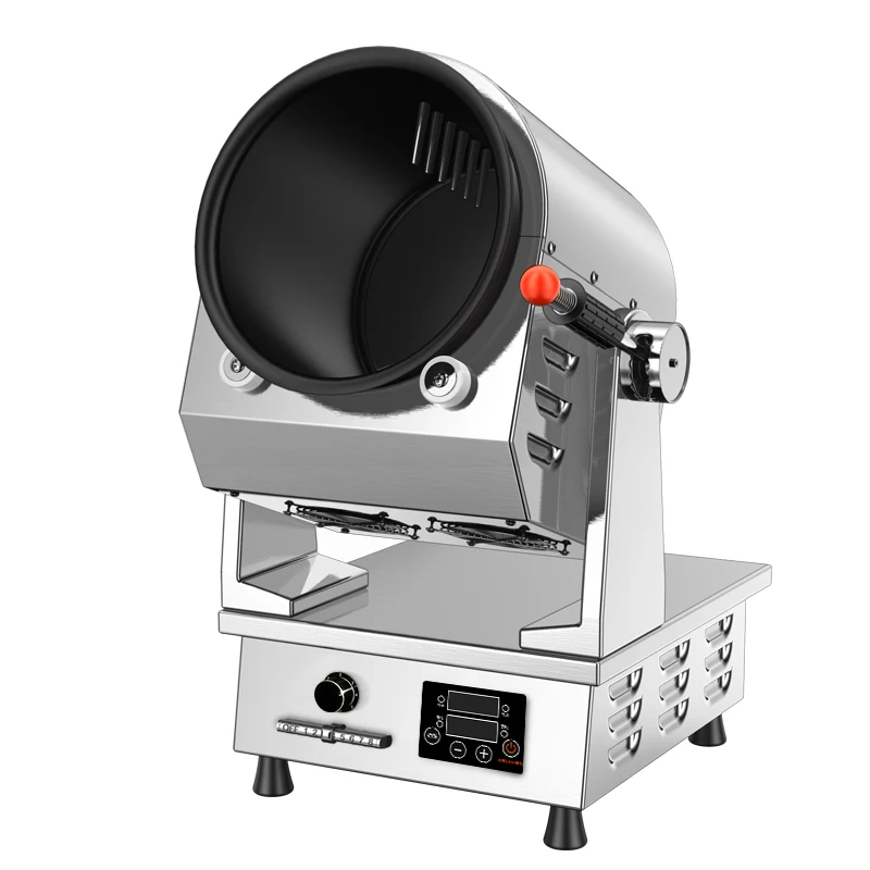 In-Smart Commercial drum desktop countertop options available standardized cooking automatic stirring sale stir-fry machine