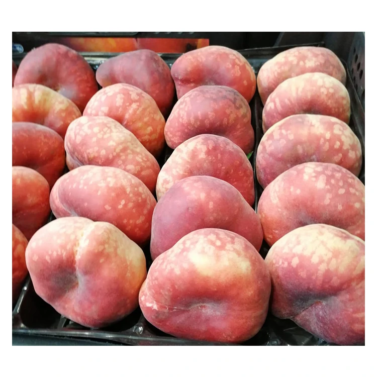 Italy Saturnina Fresh Flat Peaches Fresh Fruit