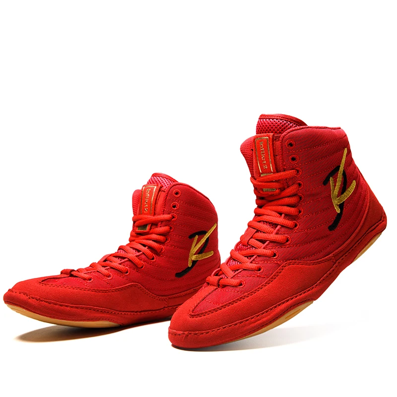 Custom Leather Day Key Professional Training Bodybuilding Gym Wrestling Shoes For Men