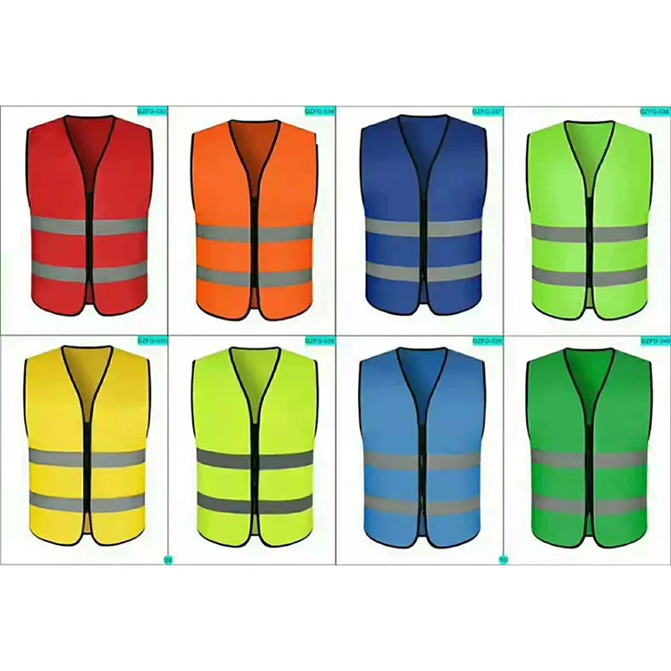 China factory custom vest adult construction warning vests for construction workers