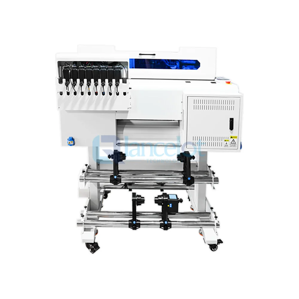 A1 A2 42CM uv printer cylinder inkjet printer roll to roll  printer uv dtf sicker ab film printing impresora dtf uv for epson