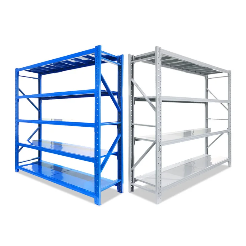 Customized Strong Loading Capacity Q235B Cold Rolled Steel Medium Duty Shelves Shelf Shelves