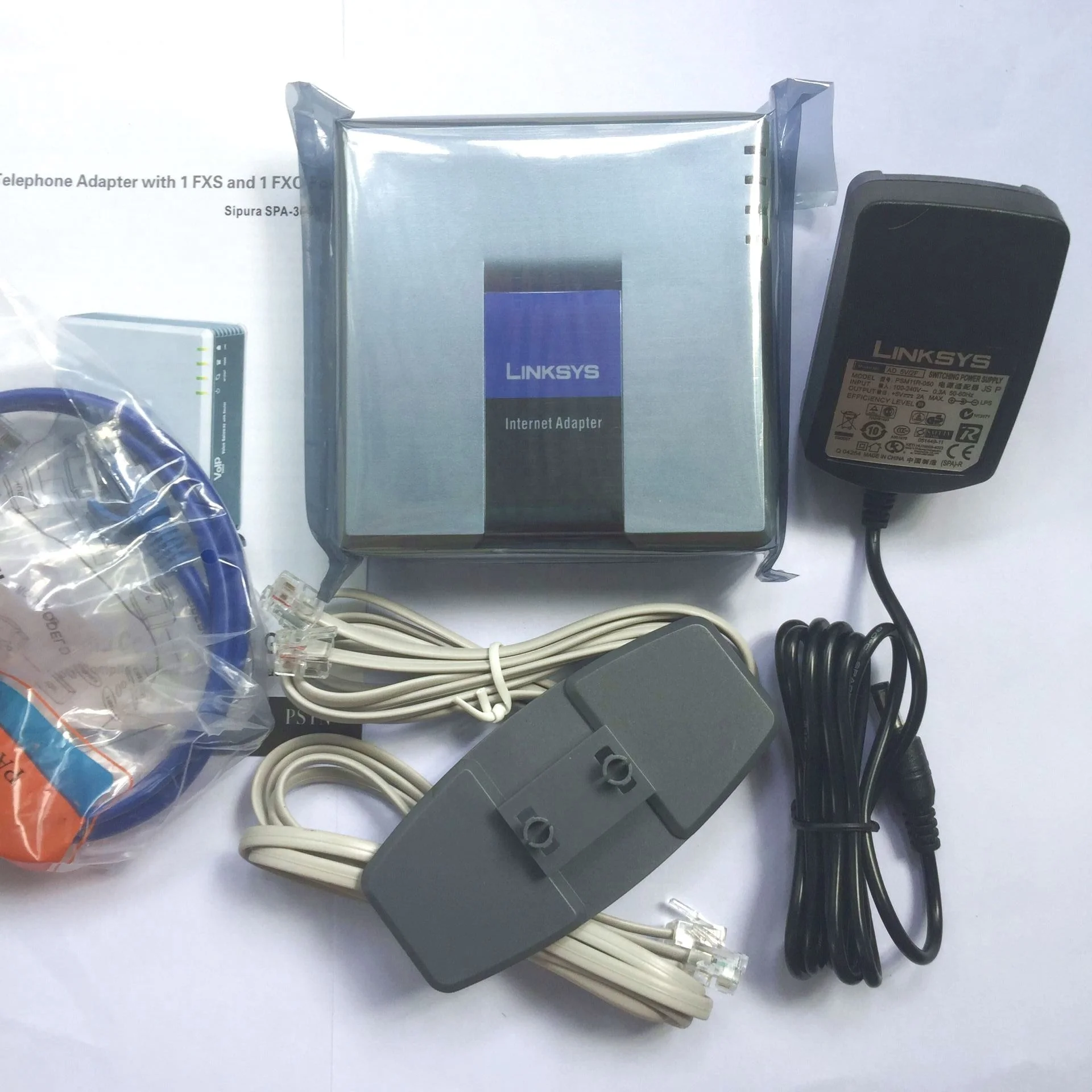 Linksys SPA3000 аналоговый телефонный адаптер 1 порт FXO +