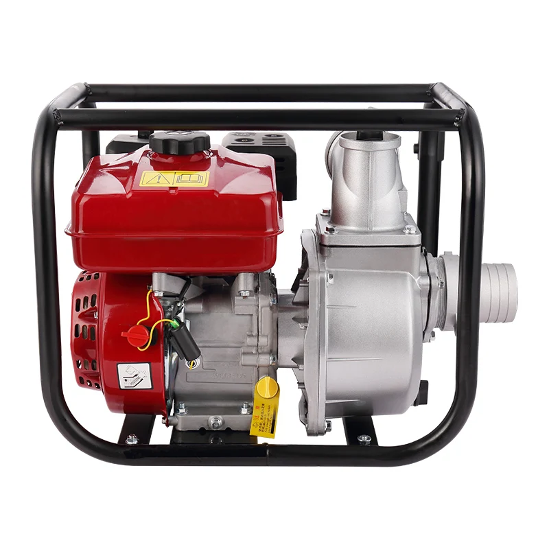 Qiwo moto pompe a eau a essence 2 inch luxury double impeller 150m head high pressure gasoline engine water pump set