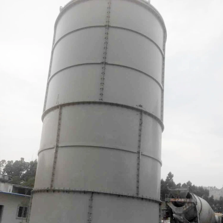 Цилиндрический цементный бункер для сырого муки новый продукт