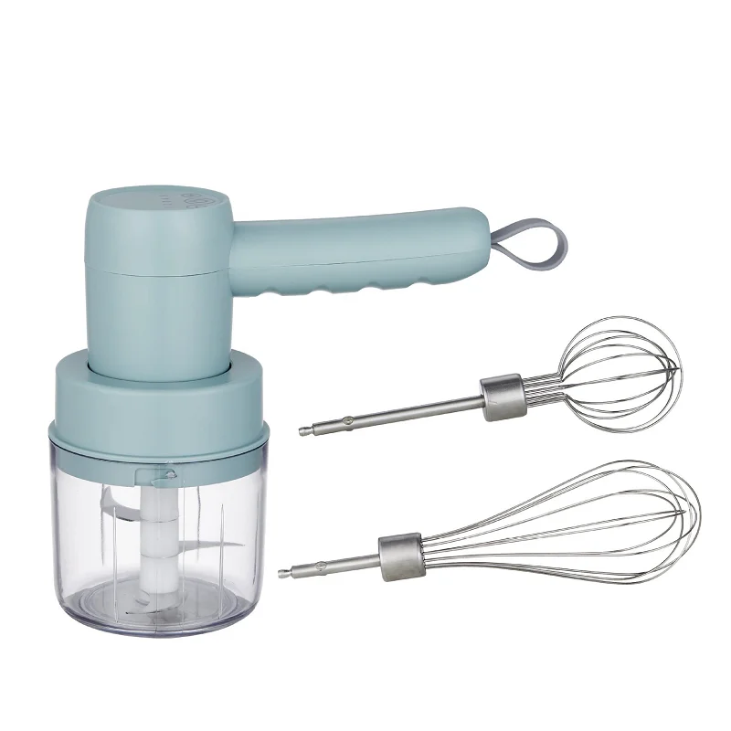 2021 New kitchen wireless charging egg whisk ware mixer machine electric mini food chopper