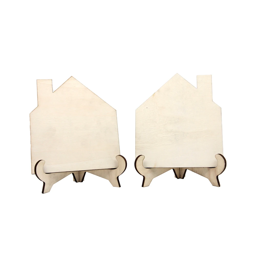 New Arrival easel stand lightweight practical plate holder for home weddings birthday Wooden easel holder