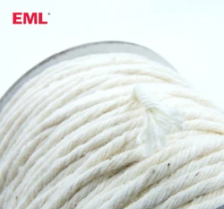 factory wholesale hoodie cord cotton strings reflective thread waxed cotton cord polyester cord manufacturer
